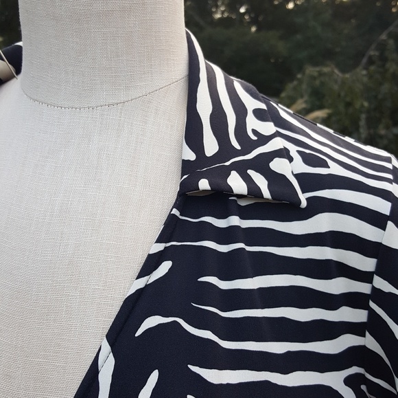 NWT JMcLaughlin Wilton Wrap Zebra Tunic - Picture 6 of 9